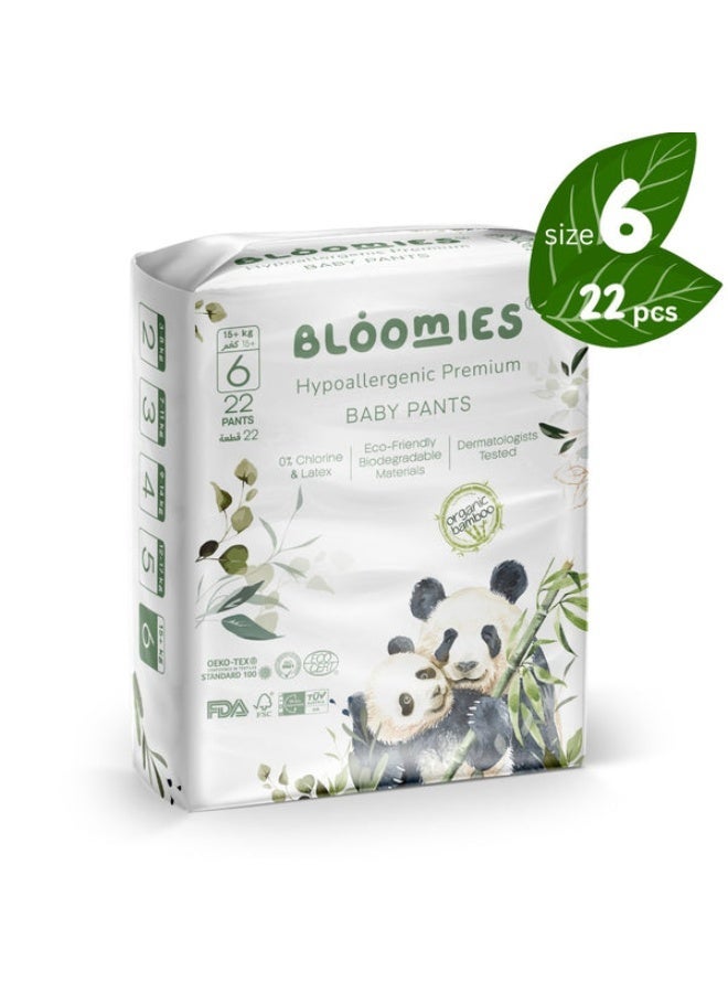 Bloomies Bamboo Baby Pants - Size 6 - 22 pcs (15kg+) - Image 1